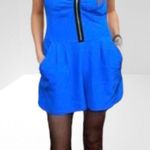 Yumi Kim Blue Silk Sleeveless Romper Size Small Photo 6