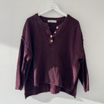 Free People Plum Hailee Sweater Set Photo 3