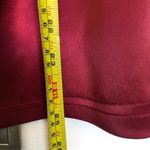 BANJUL Burgundy Red Satin Mini Dress with AB Rhinestone Detail Size L Photo 8