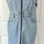American Eagle  Outfitters Light Blue Denim Overalls Dress Photo 0