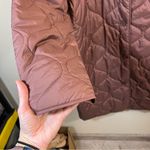 Tentree  Women’s Brown Puffer Jacket XL Button Front Photo 3