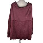 Free People Otto Slouchy Sweatshirt Tunic Oversized Jasper Rose M Photo 3