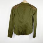 Larok Luxe Army Green Corporal Chic Cropped Jacket Women's Size Small S Photo 1