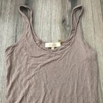 ANGL  Tank Top Stretchy Taupe Small Photo 1