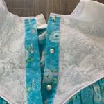 Blue Floral Nightgown Pajamas Dress Multiple Size XXL Photo 2