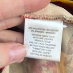 Sag Harbor Bright Maximal Floral Print Button Front Blouse Boho Garden Size MD Photo 5