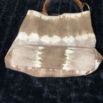 Country Western Rodeo Hobo Tie Dyed Leather Shoulder Bag Purse Brown Photo 6
