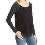 Free People We the Free Layered Knit Baseball Long Sleeve Tee Photo 7