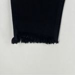 CARMAR Emilia High Rise Black Denim Distressed Ripped Cutoff Cropped Jeans 27 Photo 7