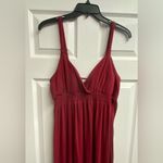 💕 2 For $10 Christine Red/Burgundy Maxi Dress Size Large Red Photo 1