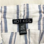 Hot Kiss  Striped Paper Bag Pants Photo 2