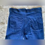 Free People  Skinny Jeans High Waist Jeggings Denim Frayed Hem Pull On Stretch 28 Photo 4