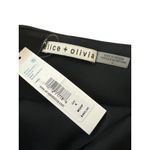 Alice + Olivia NWT Lilita Black & White Satin Maxi Slip Dress Size 4 Photo 6