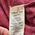 Wilfred Free  Alpaca Wool Blend Deep Red Burgundy Cowl Neck Sweater Size Small Photo 3