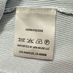 Aya Muse Tipo Mini Dress Women's XXS Light Blue Cowl Neck Open Back Halter $650 Photo 5