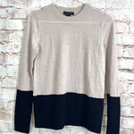 Club Monaco  Merino Wool Colorblock Sweater Size Small Photo 0