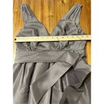 Jenny Yoo  Woman's Silk Gray Cocktail Formal Dress Size 4 Photo 6