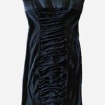 Elizabeth and James  Black Strapless Lingerie Ruched Dress Photo 2