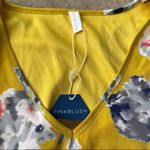 Pinkblush  V Neck Chiffon Floral Dress NEW Photo 2