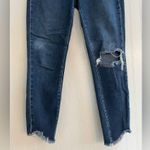 KANCAN High Rise Ankle Length Distressed Raw Hem Skinny Jeans Size 9/28 KC9244D Blue Photo 4