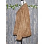 Liz Claiborne Women's Brown Jacket Plus Size 22W Floral Button Up So Soft Shaket Photo 3