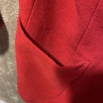 Ann Taylor Vintage  Wool Blend Blazer Womens Sz 4 Red Four Button Jacket Pockets Photo 3