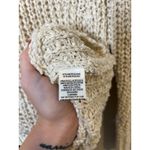 Z Supply Cream Open Knit Fitted Tunic Length Sweater Womens Sz S Cozy Beachy Photo 5
