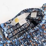 Boden Ditsy Floral Smocked Yoke Blue Mini Dress size 4L Photo 11