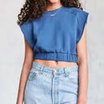 Urban Outfitters  Silence + Noise Outlaw Cropped Sweatshirt size M‎ Photo 0