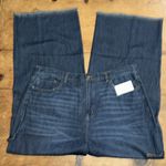 Westbound  Dark Blue Relaxed Wide leg Frayed Hem Jeans Size 20W Photo 2