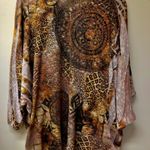 Cactus 2 Piece Cardigan & Matching Tank Bohemian/Egyptian/Animal Print Photo 3