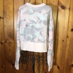 Adidas  Originals Women's Cropped Pink/Gay Camouflage Camo Sweatshirt small​​ Photo 8