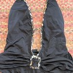 Nanette Lepore  SEXY BLACK ONE PIECE CHEETAH PRINT TRIM BELTED SWIM BIKINI Photo 2