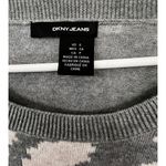DKNY  Gray and Cream Patterned Sweater Photo 2