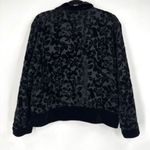 Vintage‎ Harvest Velvet Women's Crushed Velvet Button Front Blazer Black Small Photo 1