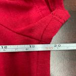 New Direction s Red Short Sleeve Lace Blouse Size Medium Photo 6