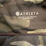 Athleta Athlete 7/8 crops Camouflage Leggings zippers on side size medium Photo 1