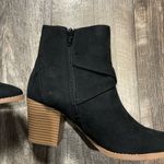 Sun + Stone Black Ankle Boots with Silver Buckles Size 7 Photo 10