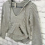 American Rag  Pullover Cotton‎ Striped Hoodie Size Small Photo 1