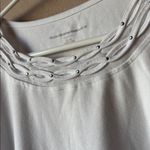 Allison Daley  White Short Sleeve Top petite large Photo 1