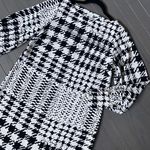 H&M Midi boat neck Dress Womens medium Floral bodycon  Long Sleeve Photo 1