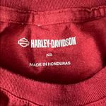 Harley Davidson Harley Floral Graphic Baby TShirt Red Size XS Photo 3