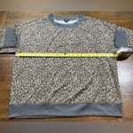 Splendid Women’s Size XXL Leopard Print Lightweight Pullover Sweatshirt Photo 3