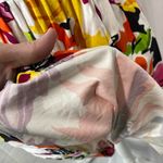 R&K Originals stretch cotton multi color dress size 8 Orange Photo 12