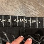 Vanilla Star Jeans Vanilla Star blk/wht striped denim skirt Photo 3