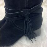 Koolaburra by UGG Women's Kenz Black Suede Tassel Ankle Boots, Size 9 D23 Photo 3