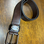 Fossil  100% Genuine Leather Belt Women Small Western Southwestern Cowgirl Twee Photo 0