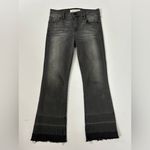 Hidden Jeans  Women's Black Wash Jeans with Frayed Hombre Hem 28 Photo 1