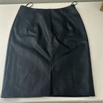 SheIn  Faux black leather pencil skirt Photo 5