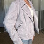 Philosophy Grey suede like blazer / moto jacket Photo 5